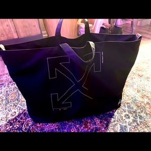 Off-White nylon tote bag
